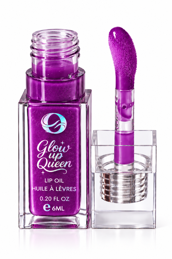 Huile à lèvres effet repulpant et fruitée Glow up Queen Ocamani D'ÉLICIOUS