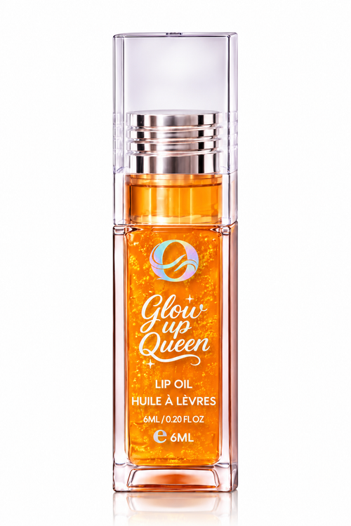 Huile à lèvres effet repulpant et fruitée Glow up Queen Ocamani D'ÉLICIOUS