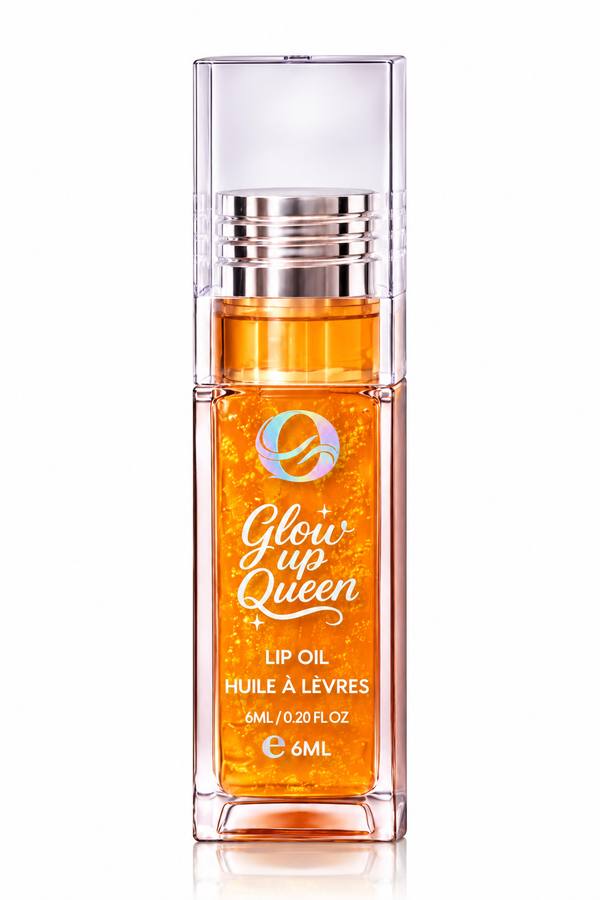 Huile à lèvres effet repulpant et fruitée Glow up Queen Ocamani D'ÉLICIOUS