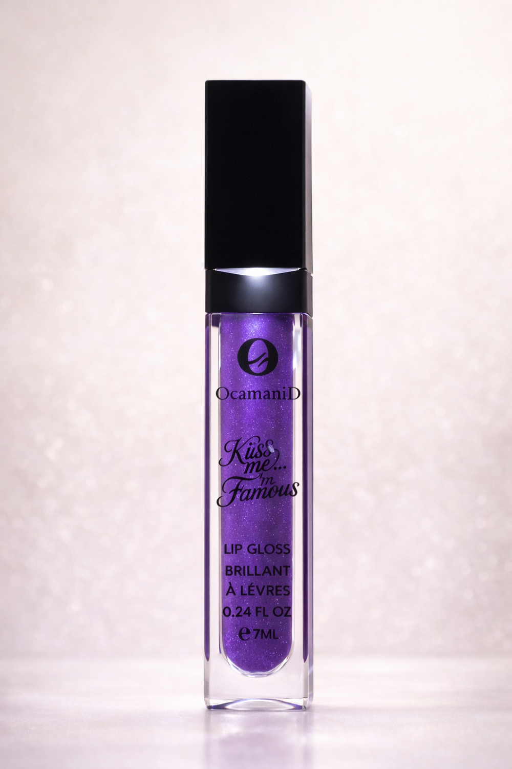 Gloss Kiss Me 'M Famous : "Embrasse moi j'suis célèbre" Ocamani D'IAMOND à partir de
