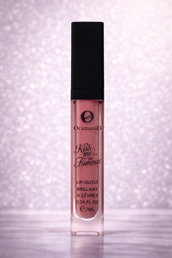 Gloss Kiss Me 'M Famous : "Embrasse moi j'suis célèbre" Ocamani D'IAMOND à partir de