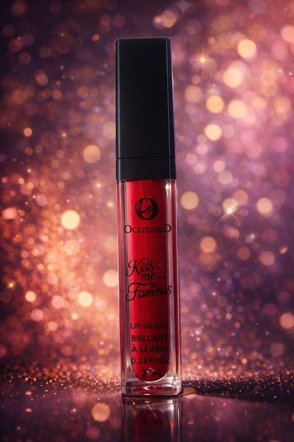 Gloss Kiss Me 'M Famous : "Embrasse moi j'suis célèbre" Ocamani D'IAMOND à partir de