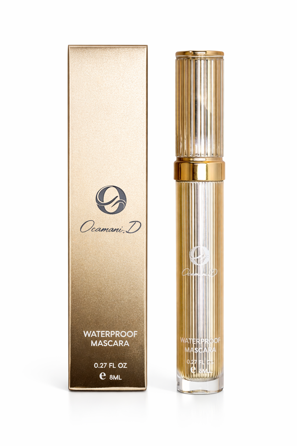 Mascara Waterproof brosse ultra fine Ocamani D'it NOIR intense