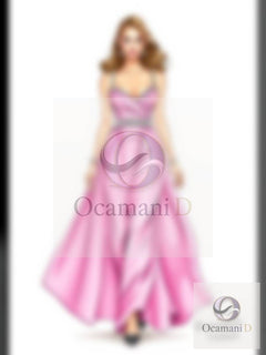 Combi Robe Longue Rose Eclat Doux Ocamani D'IVINE. Visuel d'inspiration et conseils.