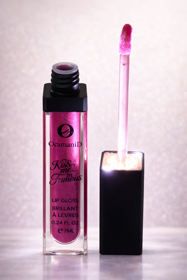 Gloss Kiss Me 'M Famous : "Embrasse moi j'suis célèbre" Ocamani D'IAMOND