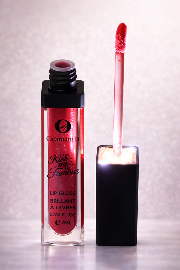 Gloss Kiss Me 'M Famous : "Embrasse moi j'suis célèbre" Ocamani D'IAMOND